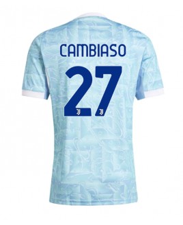 Günstige Juventus Andrea Cambiaso #27 Auswärtstrikot 2025-26 Kurzarm